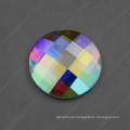 30mm 40mm Round Flat Back Glass Stones for Jewelry Decoration